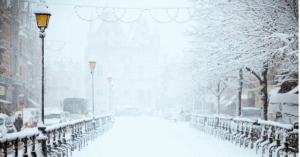 Applying Fibreglass in Winter, Winter Street