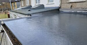 Completed TriRoof FLEX flat roof installation in County Dublin